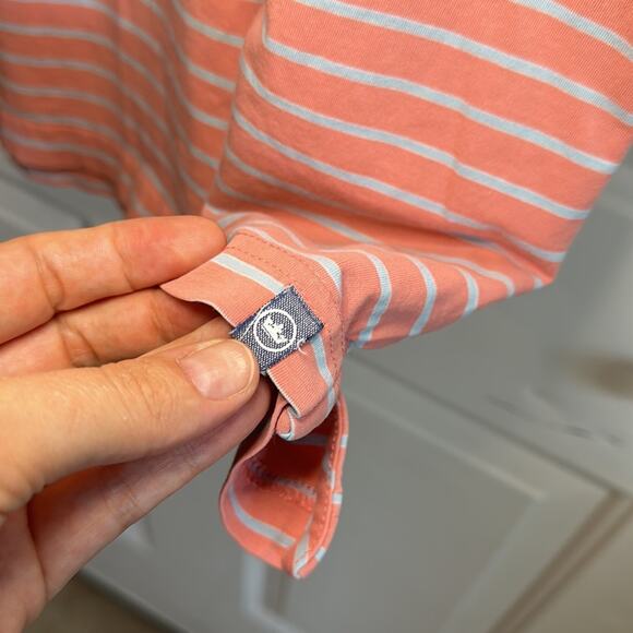 Peter Millar Men’s Polo Striped Soft Short Sleeve Size Medium‎ - Picture 3 of 7